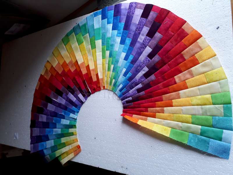 sammensygning af prism squared tæppe